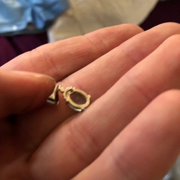 Aquamarine earrings and pendant together - Picture 5 of 5